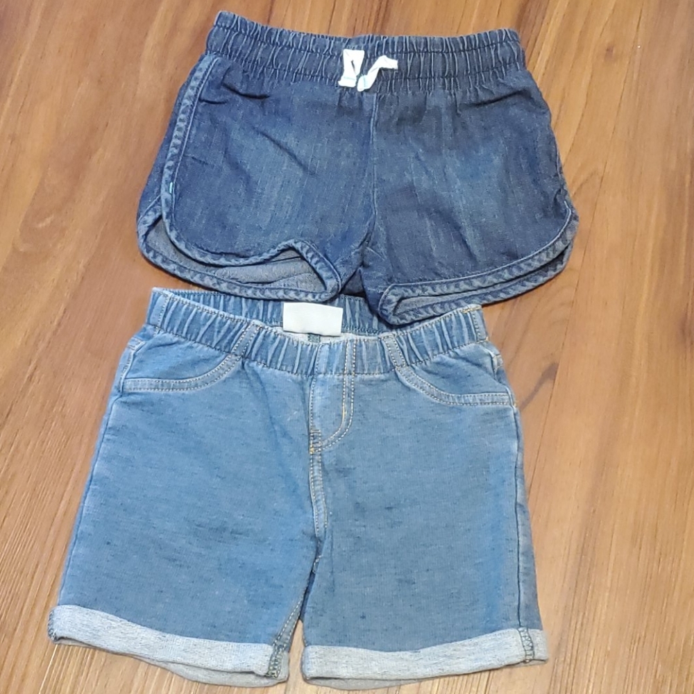 Denim shorts